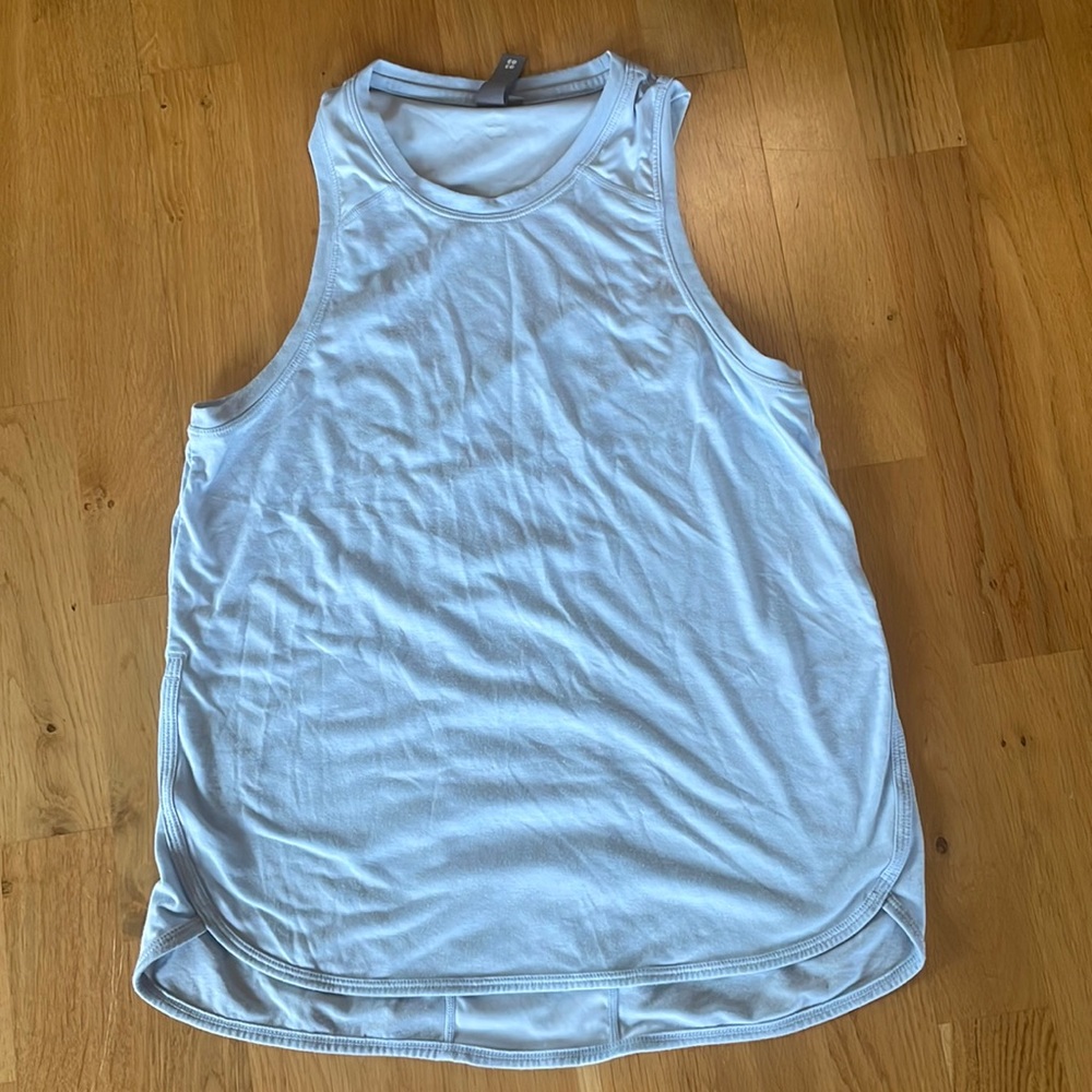 Sweaty Betty Pacesetter Run Tank in Infinity Blue Small